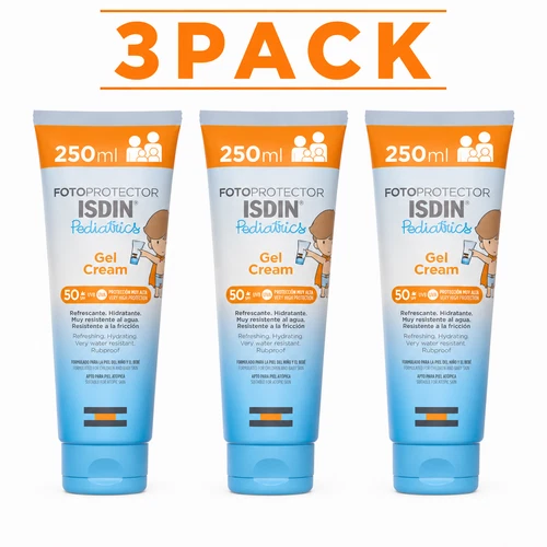 3pack ISDIN Fotoprotector Family SPF50+ Face & Body Sunscreen 250ml / 8.5 fl.oz