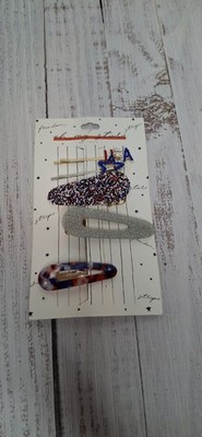 Oh My Star's By Riviera Hair Clips USA/4th Of July 