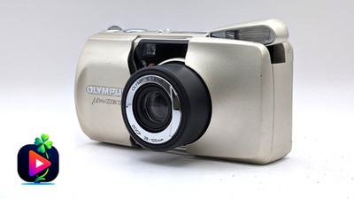  [Near Mint] Olympus μ mju Infinity Stylus Zoom 105 Point & Shoot 35mm Fm...