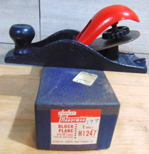 NEW OLD Stock Stanley Handyman Block Plane 6 5/8" L w a 1 5/8" Cutter #H124 IOB