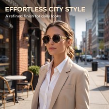 2026 Vintage Oval Shades UV380 Sunglasses Men Women Driving Commuting Beach