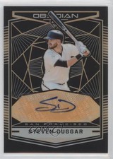2019 Chronicles Obsidian Electric Etch Orange Prizm 7/50 Steven Duggar Auto 0a3