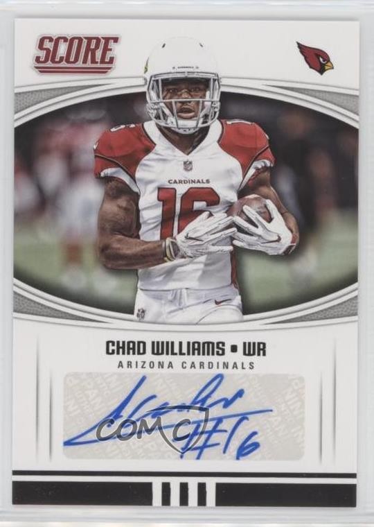2018 Score Signatures Chad Williams #22 Auto 13wb