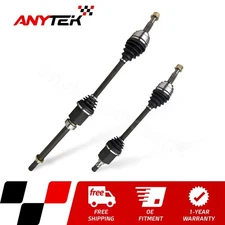 Pair Front CV Axle Half Shaft for 2007-2012 Nissan Sentra 2.0L w/ CVT Left right