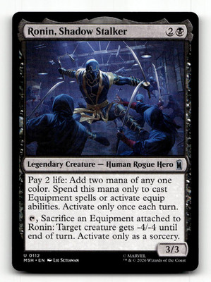 Ronin, Shadow Stalker #112 (U) - MTG - Marvel Super Heroes