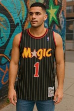 CANOTTA/JERSEY VINTAGE COLLEZIONE BASKET NBA ORLANDO MAGIC PENNY HARDAWAY SIZE S