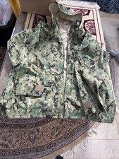 Genuine Us Navy Nwu Apec Aor2 Type III Cold Weather Gore Tex Parka - Medium Long