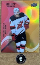 Reilly Walsh 2022-23 Upper Deck Allure Red-Orange Rookie #SF-9 New Jersey Devils