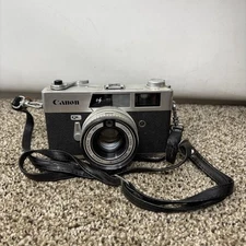 Canon Canonet QL19E Rangefinder 35mm Film Camera FOR PARTS UNTESTED