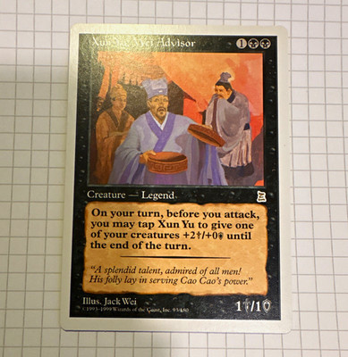 Wizards of the Coast Xun Yu, Wei Advisor P3K 93/180 EN 1999 1BB