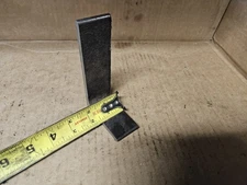 (Qty 4) 3 × 5 HD Steel Angle Iron Bracket.  1.5" Long, 1/4" Thick. Weld On!