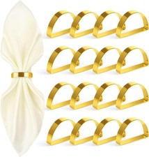 Party, Banquet, Fall Thanksgiving Christmas Easter Napkins Rings for Table 