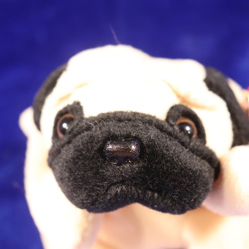 Ty Beanie Pugsly - DOB: 5-2-96 - P.V.C. Pellets - 4th Generation (x450) - Picture 3 of 8