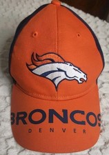 NFL Team Apparel Orange Blue Denver Broncos Boy's Cap Hat One Size Adjustable