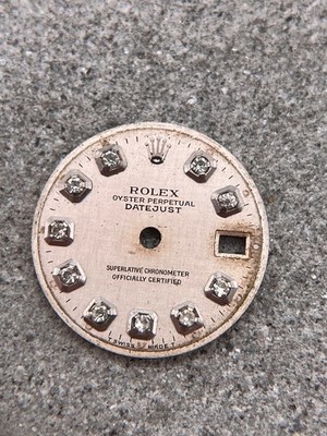 #1665 ROLEX LADY DATEJUST 6917 6916 69174 69160 DIAL ZIFFERBLATT CADRAN SILBER