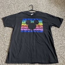 The Disney Channel Tshirt 80s Black VTG Adult XL Mickey Mouse