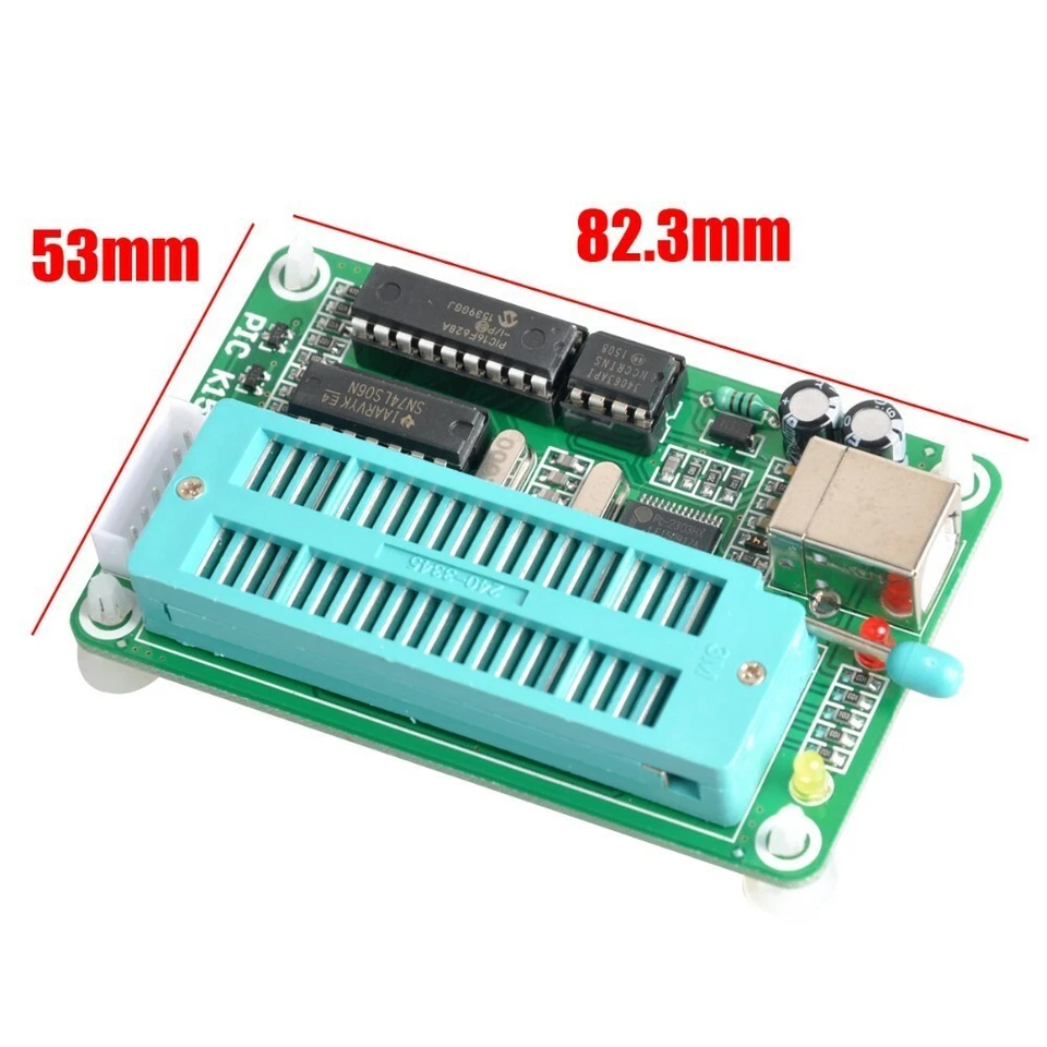 PIC Microchip MCU Microcore Burner USB Downloader K150 Programmer + ICSP Cable - Photo 2/4
