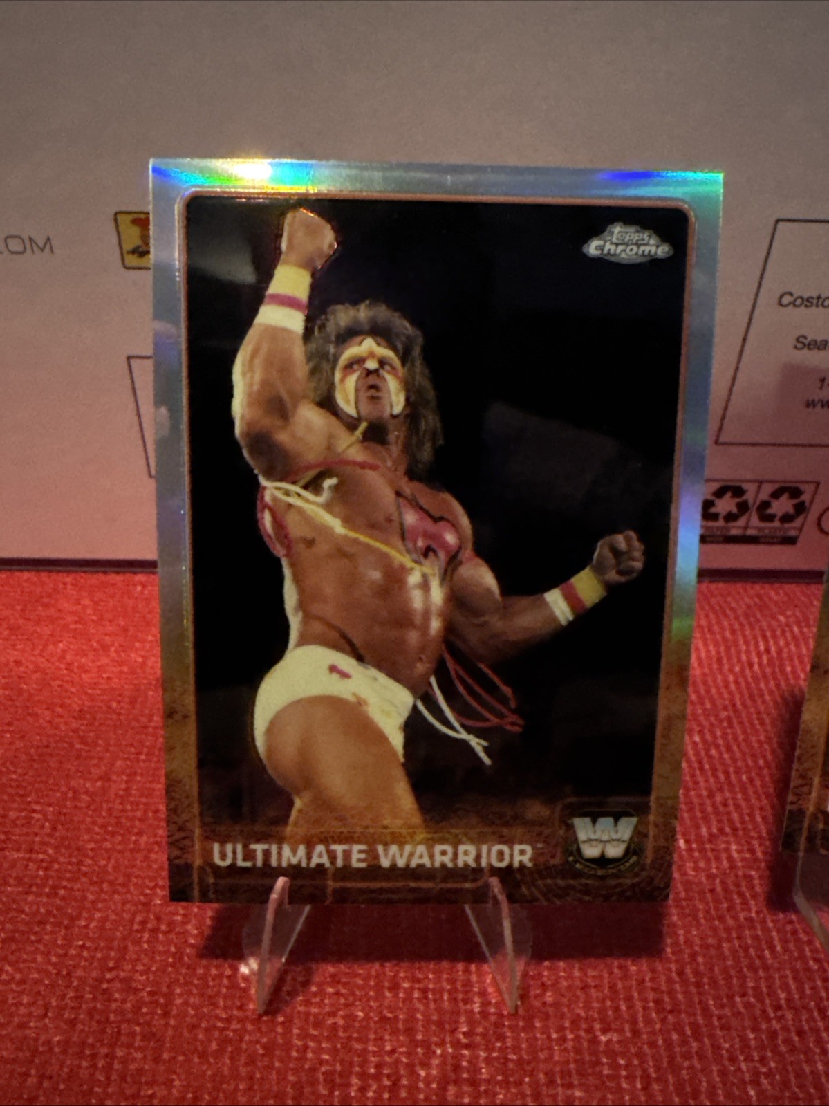 2015 Topps Chrome WWE - Ultimate Warrior #90 Refractor