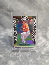 2019 Panini Prizm Gerrit Cole Zebra Stripes  62 /99 YANKEES Astros W/ Mag #109