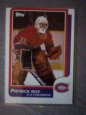 1986-87 Topps - Patrick Roy #53 (RC) Iconic Hockey rookie card. rookie card picture