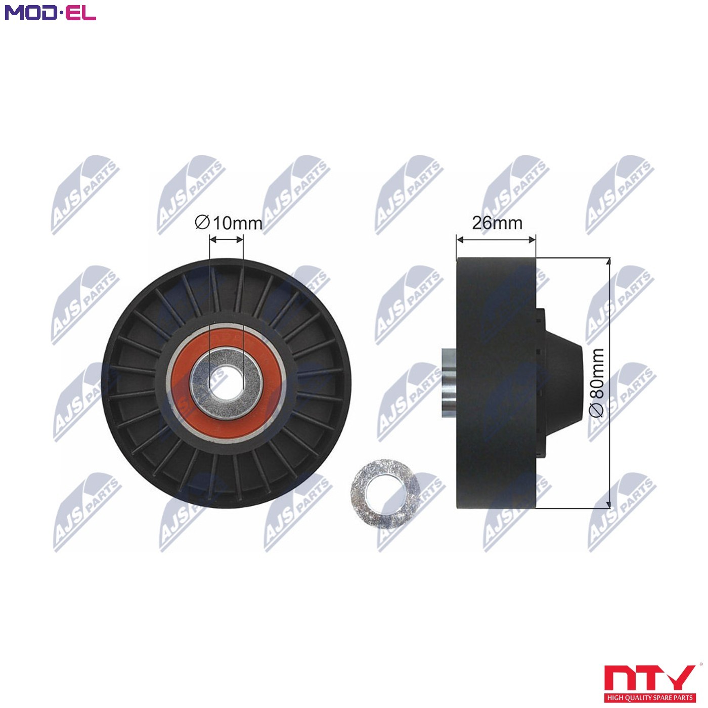 ✅Fits NTY RNK-FT-000 PULLEY IDLER V-BELT ⭐UK Seller⭐ - Image 10