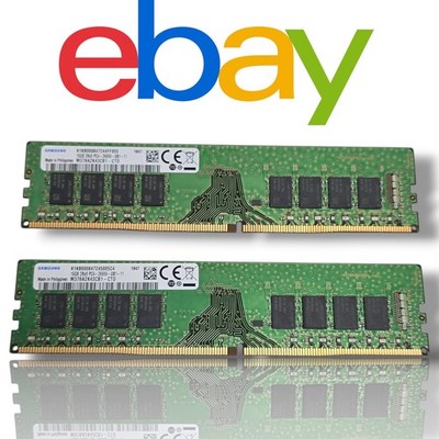  2× Samsung 16GB DDR4   2666 MHz   PC4-2666V   2Rx8  32GB Kit #1540