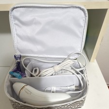 Braun IPL Hair Removal Device White  Gold with Power Cord and Storage Case