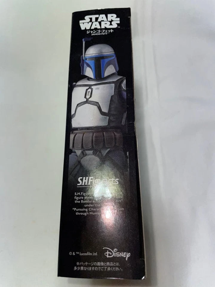 Figura de acción SHFiguarts Jango Fett Star Wars juntas PVC pieza coleccionable Foto 2 de 4