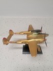 2003 Danbury Mint  Lockheed P-38 Lightning  Airplane WW2 Model Plane COA Receipt — photo 2