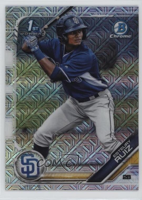 2019 Bowman Chrome Prospects Mega Box Mojo Refractor Esteury Ruiz #BCP-89 06l3
