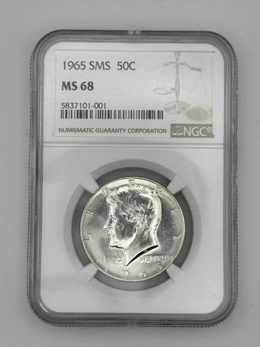 1965 SMS Kennedy Half Dollar MS 68