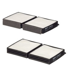 Pollenfilter Innenraum 215-120mm 22mm HENGST FILTER für u.a. MAZDA 323 F VI