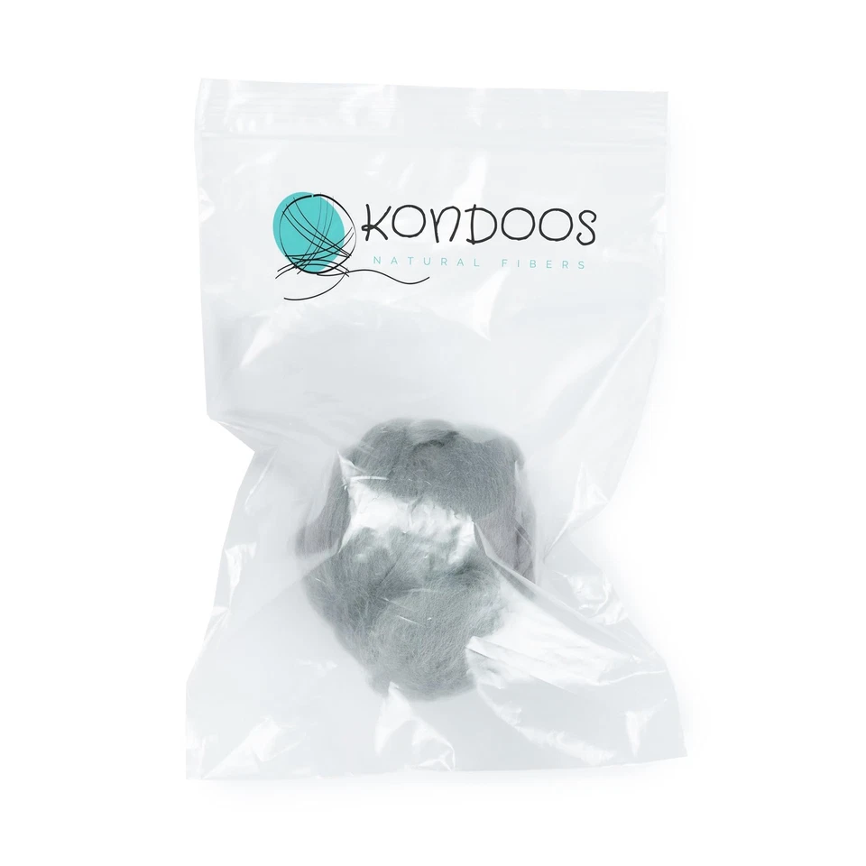 Natural Wool roving, 2 OZ. Best Wool for Needle Felting and Wet Felting, hand... - Image 2 of 4