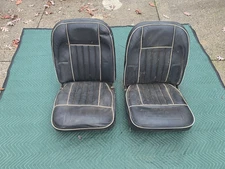 ORIG  MGB GT ROADSTER MGBGT  INTERIOR SEATS PAIR 1965 1966 1967 NOT MGA