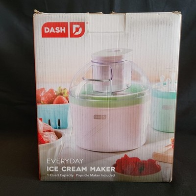 DASH Everyday 2 in 1 Ice Cream Maker for Ice Cream & Popsicles DIC700AQ NEW