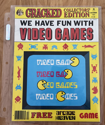 Cracked Magazine , We Have Fun With Video Games Collectors Edition, DEC 1983