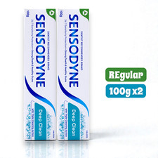 Sensodyne Deep Clean Toothpaste Lasting Fresh Sensitivity Protection 100g x2
