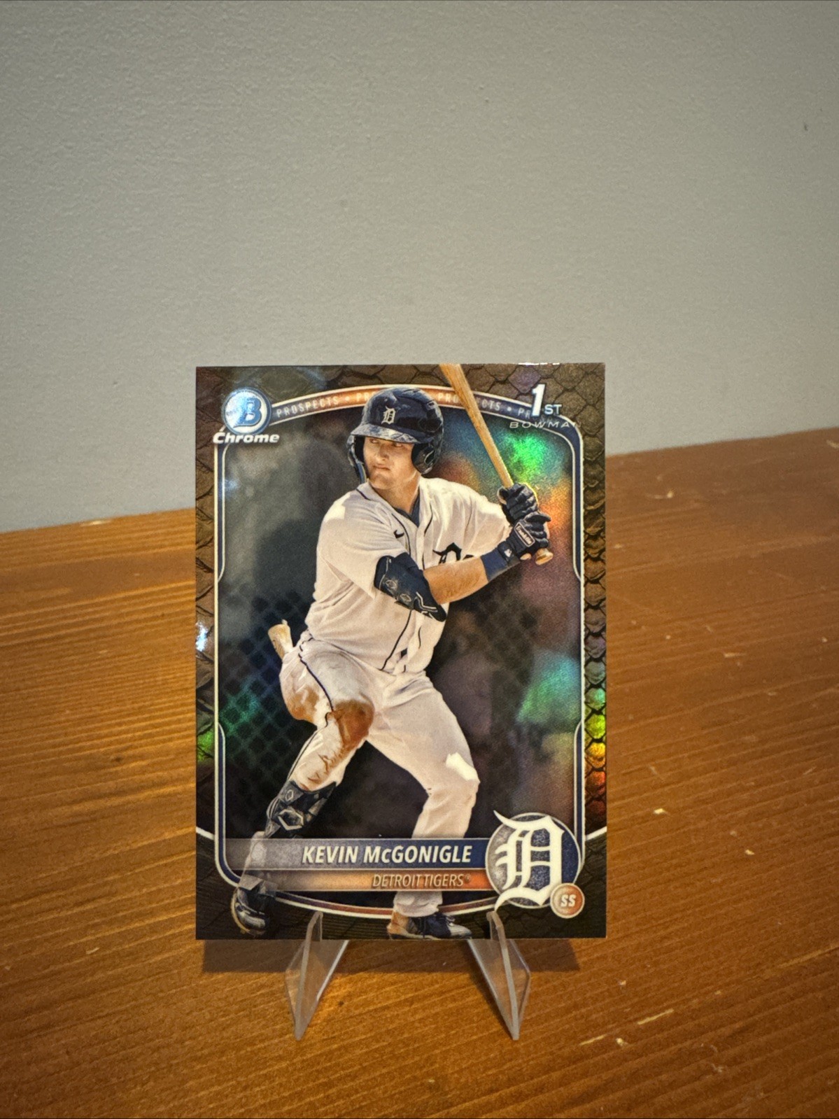 2025 Bowman - Chrome Prospects Kevin McGonigle #BCP-79 Reptilian Refractor (RC)