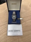 Seiko Vintage  A547-5040 LCD 80s Rare Nos Chronograph Rare New 80s