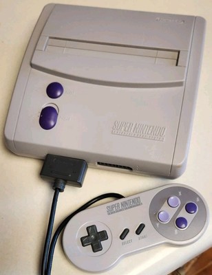 Super Nintendo SNES Jr Mini Console Oem Controller Vintage Gaming