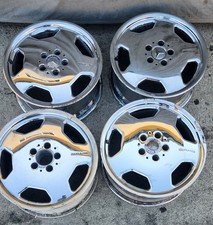 Mercedes AMG 17 " Wheel 7.5 set 4 CHROME Monoblock OEM R129 W210 W124 500sl