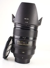 Nikon AF-S 28-300mm F3.5-5.6 G ED VR AF Zoom Lens Front & Rear Lens Caps & Hood