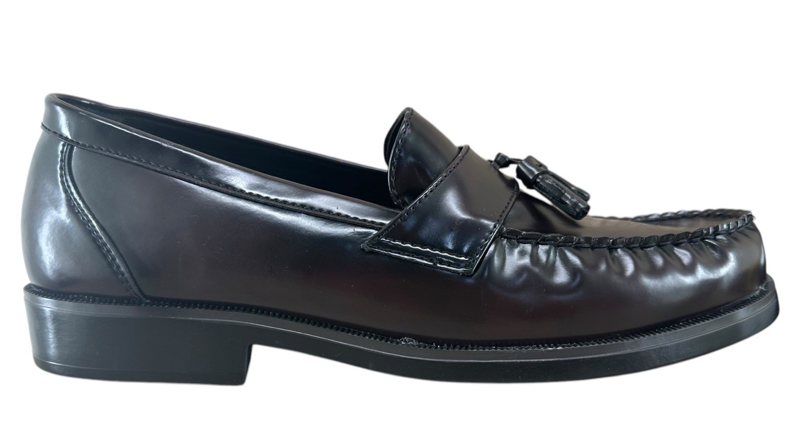 SAOLA Scarpe mocassini eleganti Puritan uomo Cody marrone scuro nappa taglia 12