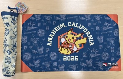 Pokemon World Championships 2025 Anaheim Playmat Bundle, 3 Playmat