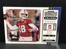 Tanner McKee 2023 Contenders D. P. College Ticket #6 RC - Philadelphia Eagles -A