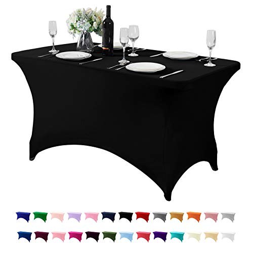 For 4ft Or 6ft Or 8ft Table 48" X 30" (square) Black