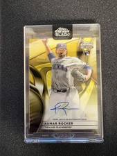 2025 Topps Chrome Black Kumar Rocker Auto Gold Rookie On Card Autograph /50