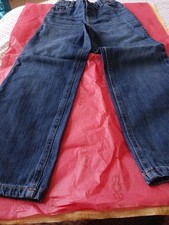 Boys Jeans Size 7 Preschool Adjustable Waist Straight Leg