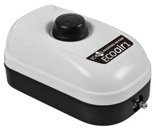ECOPLUS ECO AIR 1 ADJUSTABLE AQUARIUM PUMP 1 OUTLET 44.3 GPH 2 WATT HYDROPONIC