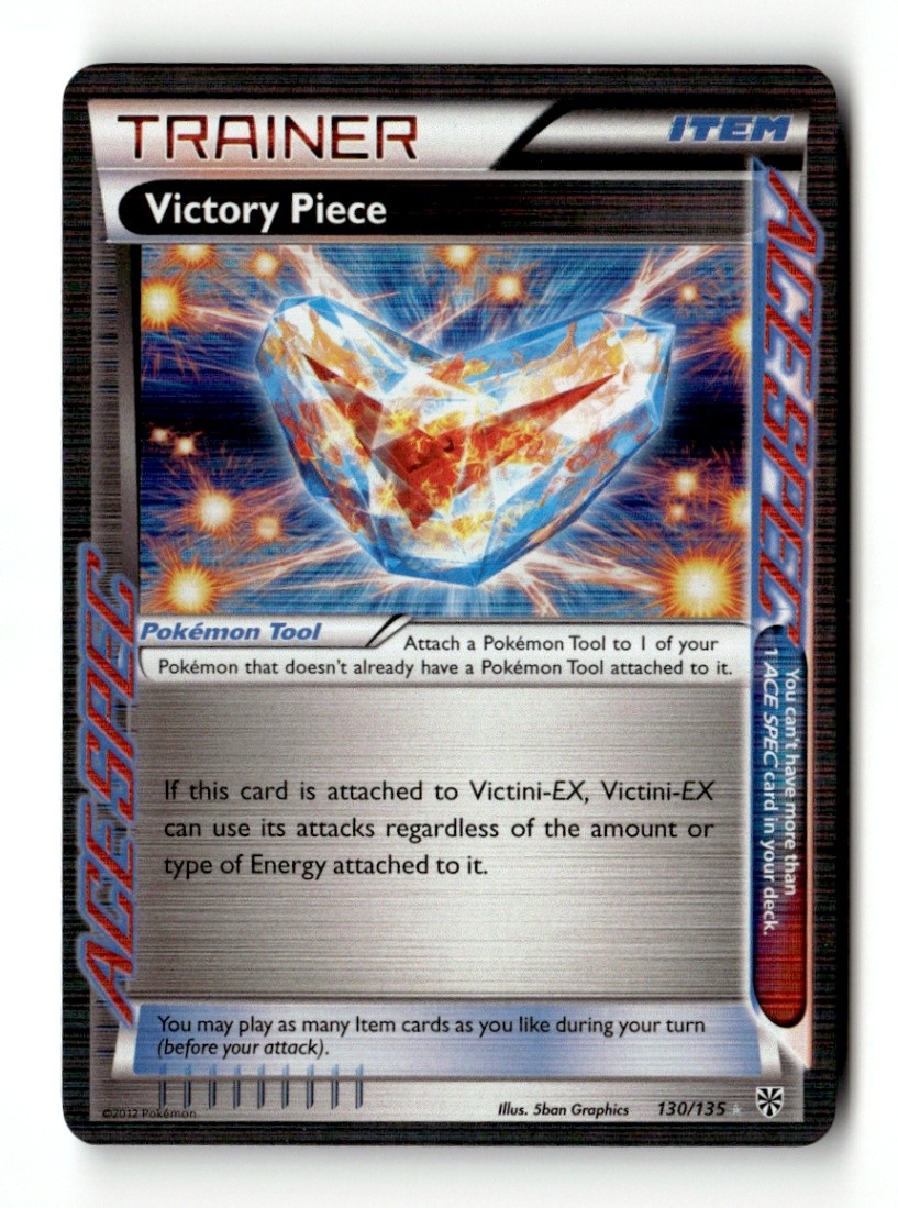 Victory Piece Rare Ace Plasma Storm 130/135 LP Pokémon TCG